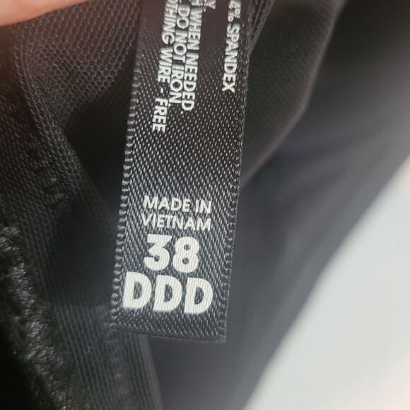 Torrid Curves Dream Wire Free Black Push Up Bra, Plus Size 38DDD NEW W/O TAG - Picture 5 of 8